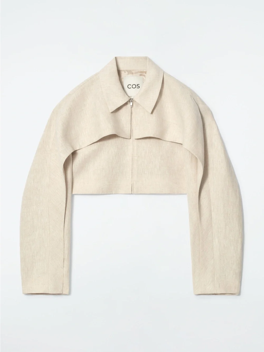COS Cropped Linen Jacket